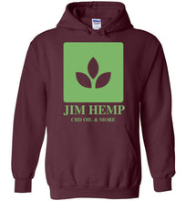 Load image into Gallery viewer, Jim Hemp Original Gildan Heavy Blend Hoodie - Jim Hemp Inc