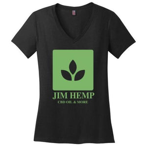 Jim Hemp Original District Made Ladies Perfect Weight V-Neck T-Shirt - Jim Hemp Inc