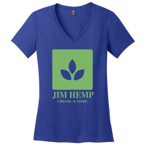 Jim Hemp Original District Made Ladies Perfect Weight V-Neck T-Shirt - Jim Hemp Inc