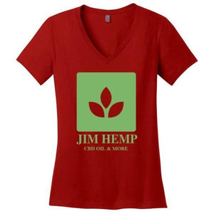 Jim Hemp Original District Made Ladies Perfect Weight V-Neck T-Shirt - Jim Hemp Inc