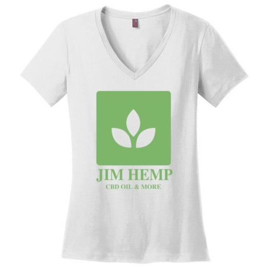 Jim Hemp Original District Made Ladies Perfect Weight V-Neck T-Shirt - Jim Hemp Inc