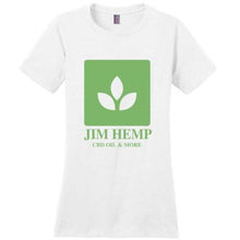 Load image into Gallery viewer, Jim Hemp Original District Made Ladies Perfect Weight Tee T-Shirt - Jim Hemp Inc